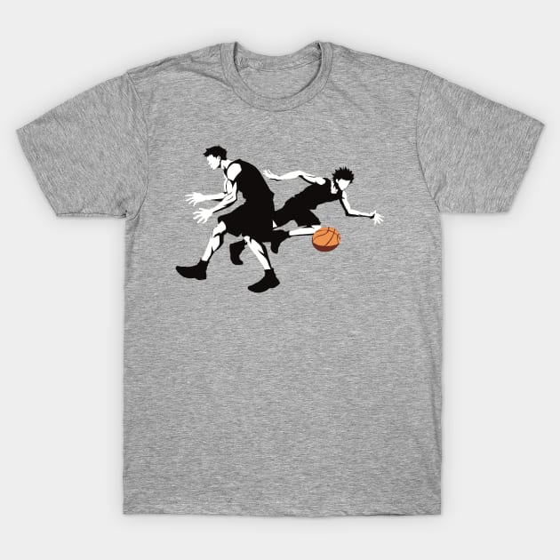 Left Hand Layup Xing Ze Hu Black and White Minimalist Cool Graphic T-Shirt by Animangapoi